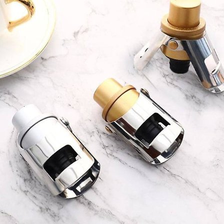Kork för vin och champagne - Champagneflaska/Vinflaska Silver