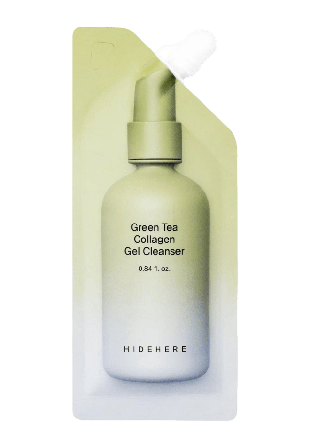 HIDEHERE Green Tea Collagen Gel Cleanser Rengöring Unisex 25 ML