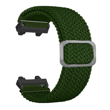 Amazfit T-Rex 2 flätat klockarmband i nylon - Militärgrön