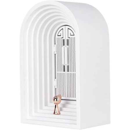 Mini Bluetooth-högtalare med skrivbordslampa - Portabel - Liten högtalare - Dimbar LED-uppspelning, 1200mAh Vit