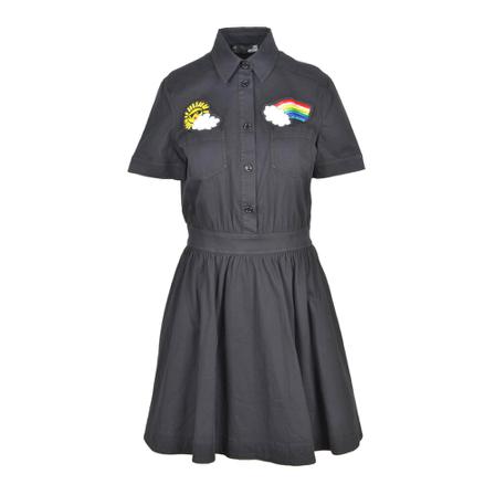 Love Moschino, Dress Czarny, Kobieta, Rozmiar: M
