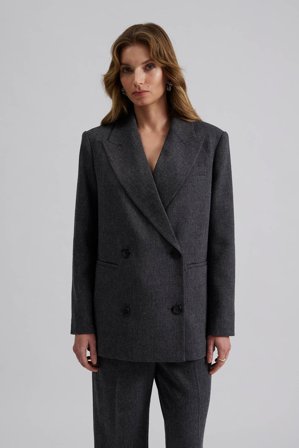 Malina - Jill blazer - S - Grey Fishbone