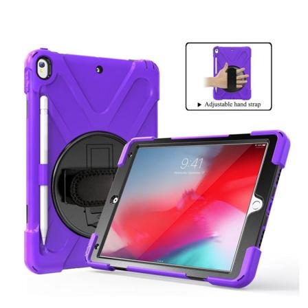 iPad Air (2019) X-Shape swivel suojakotelo - Violetti Purple