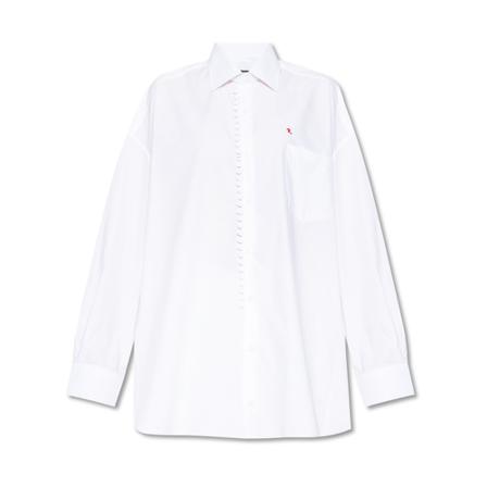 Raf Simons Oversize shirt Hvid, Dame Bluser