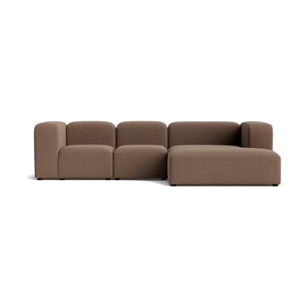 Milo chaiselong sofa, højrevendt | 300cm - Nordic Brun - 300x170x72 - Sofa, chaiselong