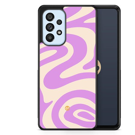Bjornberry Skal Samsung Galaxy A53 5G -Lila 70-tal