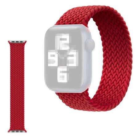 Apple Watch Series 6 / 5 40mm nylon watch band - Red / Size: L