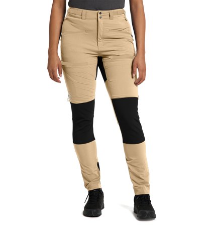 Haglöfs Rugged Slim Pant Women Sand/True black - Sand/True black - 42