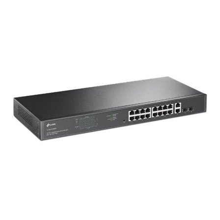 TP-Link JetStream TL-SG1218MPE - switch - 16 porter - smart - rackmonterbar