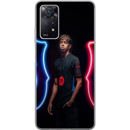 Kompatibel Mobilcover til Xiaomi Xiaomi Redmi Note 11 Pro 5G Yamal Fodbold FC Barcelona Ung Talent Spiller Fodboldstjerne Spanien La Liga Populært Mo