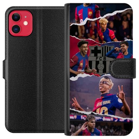 Kompatibelt Plånboksfodral till Apple Apple iPhone 11 Yamal Fotboll Spelare Barcelona