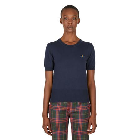 Vivienne Westwood Bea Knit Top Blå, Dame
