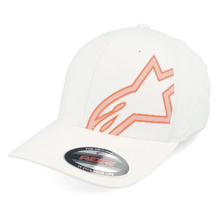 Alpinestars - Vit flexfit Keps - Share White Flexfit @ Hatstore