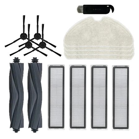 For Dreame D10s / D10s Pro Robotstøvsuger Hoved Sidebørste Tilbehør Hepa Filter Mopp Kluter Filler Reservedeler [DB]