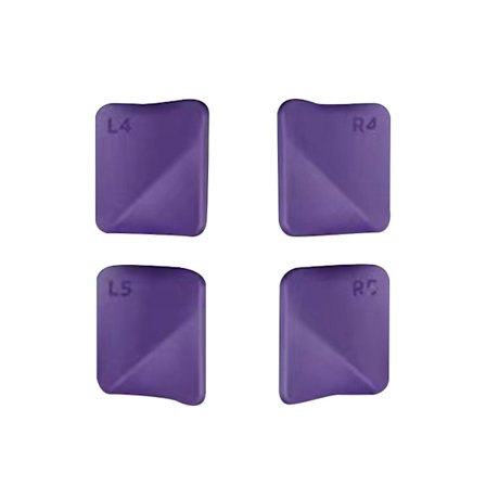 Ryggknapp for SteamDeck Håndtak Grip Pads Sklisikre ryggknappforbedringssett for SteamDeck Enhancement Button