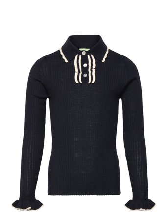 FUB Frill Polo - Navy - 150