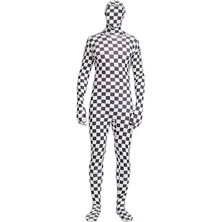 Unisex Spandex Stretch Voksenkostyme Zentai Forsvinnende Mann Kropp