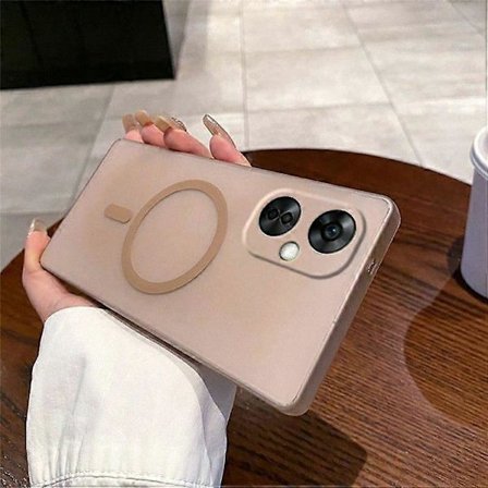 Magneettinen himmeä PC-puhelinkotelo OnePlus Nord CE 3 Lite 5G / Nord N30 5G -puhelimelle, yhteensopiva MagSafe-laturin kanssa ja sisältää kameran 
