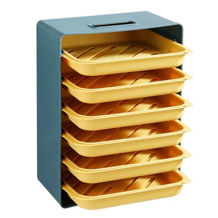 Køkken Opbevaring Multi Layer Fad Bakke Vægmonteret Tilbehør Stakbar Frugt Display Opbevaringsplade