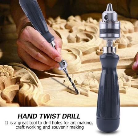 Hånddrevet drillsett med 1,5/2,0/3,0/4,0/5,0 mm bits, manuell