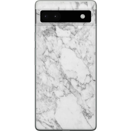 Yhteensopiva Puhelinkuori Google Google Pixel 6a Marmori Valkoinen