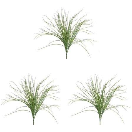 3 stk. serie simuleret plante forår græs purløg blad plante væg gruppe projekt arrangement blomsterarrangement blad materiale