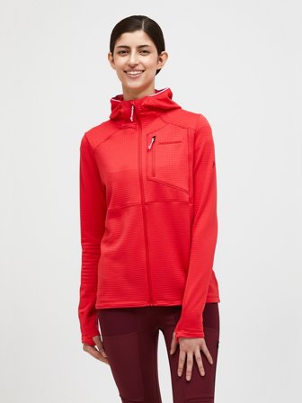 Trail Polartec Power Grid Zip Hood Women