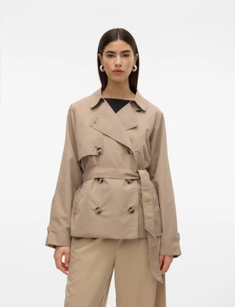 Vero Moda Vmzoa Trenchcoat Noos - Beige - L