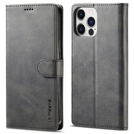 LC.IMEEKE Lompakkokotelo iPhone 15 Pro Max - Musta
