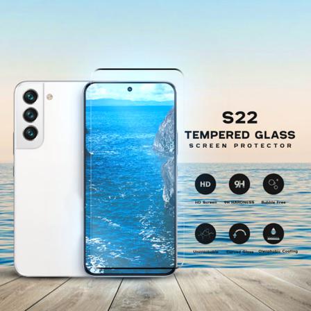 Samsung S22 - 9H Härdat Glass - 3D Super Kvalitet