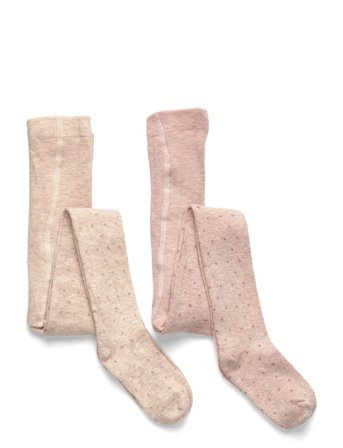 Wool Stocking - 2-Pack Beige Minymo