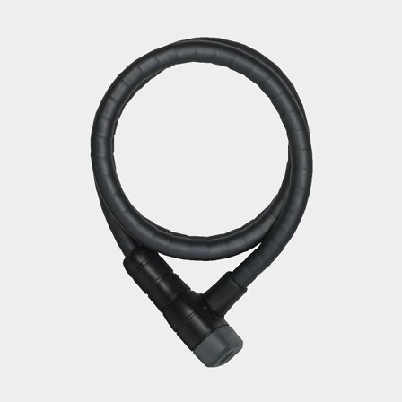 Spirallås ABUS Microflex 6615K, 120 cm, Ø15 mm, sort