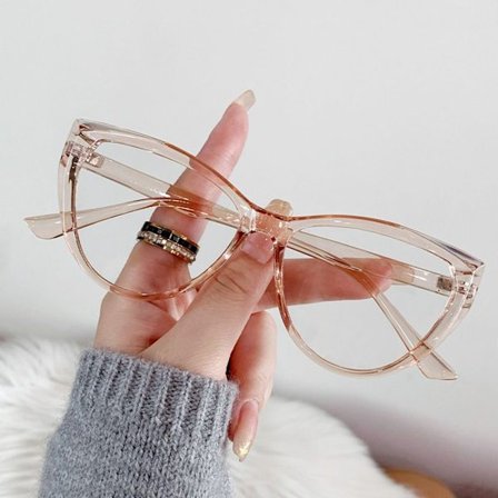 Anti-Blue Light Glasses Pyöreät silmälasit LÄPÄKÄYTTÄVÄ PUNKKI