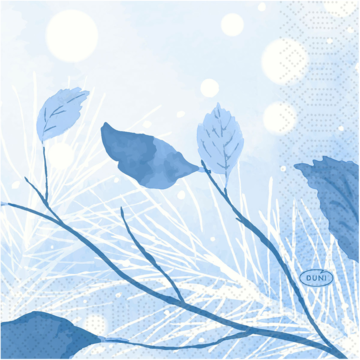 Serviett frostet vinter 24x24c