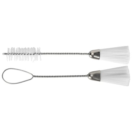 2 stk kake munnstykker rengjøringsbørste verktøy kaker kakedekoratører nylon hårbørster