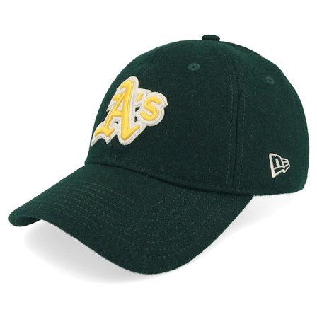 New Era - MLB - Green - unconstructed - Cap - Oakland Athletics MLB Melton 9TWENTY Dark Green/Yellow Dad Cap - Hatstore