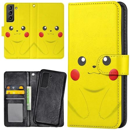 Samsung Galaxy S21 FE 5G - Mobilcover/Etui Cover Pikachu / Pokem Multicolor