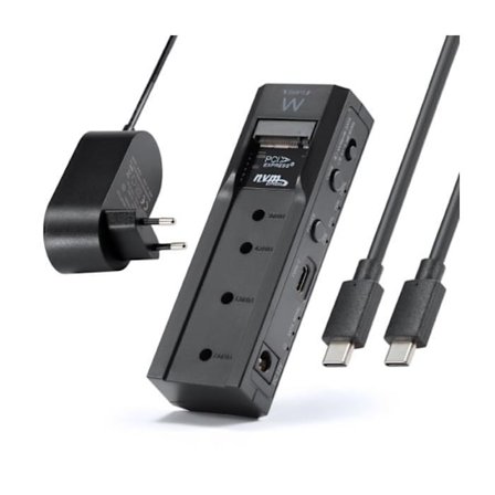 EWENT KAKSOISKLONAUSLAITE BAY HDD-NVME M2 SSD KLONAA 2.5" JA 3.5" SATA