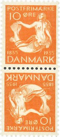 Danmark - Tête-bêche AFA TB7 - Ubrugt