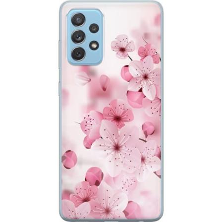 Samsung Galaxy A52 5G Gjennomsiktig deksel Kirsebærblomst