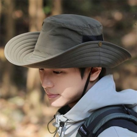 Fisherman Hat Western Cowboy Hat GRÖN