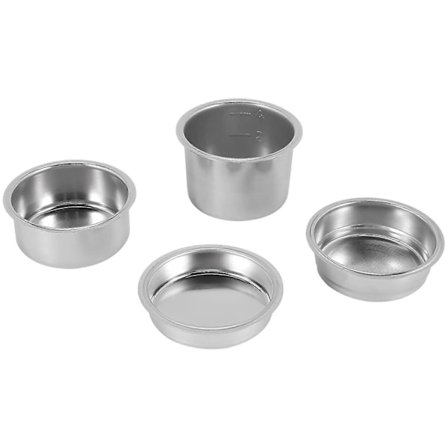 4 stk. 51mm Kaffeefilter Udskiftningsfilterkurv Til Kaffe Bundløs Portafilter Til Espresso Ma