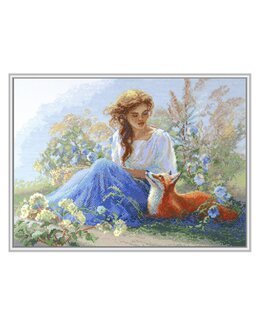 Broderikit Billede Roligt øjeblik - Riolis