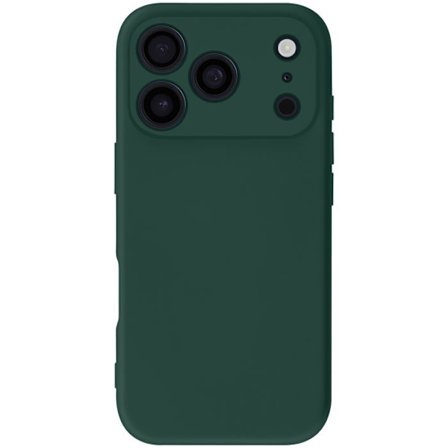 Coque för iPhone 17 Pro Soft-Touch i silikon Serie Fast Cover Grön gran