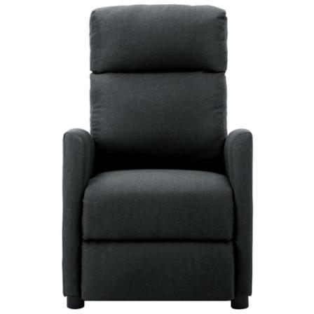 Vidaxl Reclinerfåtölj Mörkgrå Tyg Grå