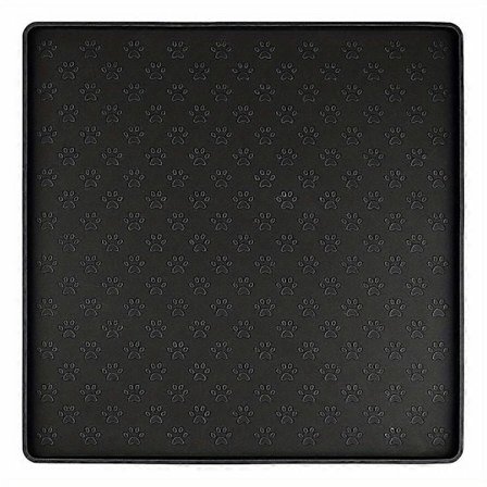 1 stk. Bedårende sklisikker silikonmatte for kjæledyr med potetrykk - En garanti for et rent hjem og glade poter - Slitesterk, lett å rengjøre, 