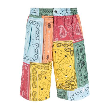 Marcelo Burlon Shorts Rød, Herre Chino Shorts