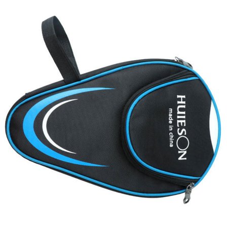 Pingis Fodral Beskyttende Bordtennis Praktisk Sport Glidelås Håndtak Racket Oppbevaringsveske Du svart blå, A