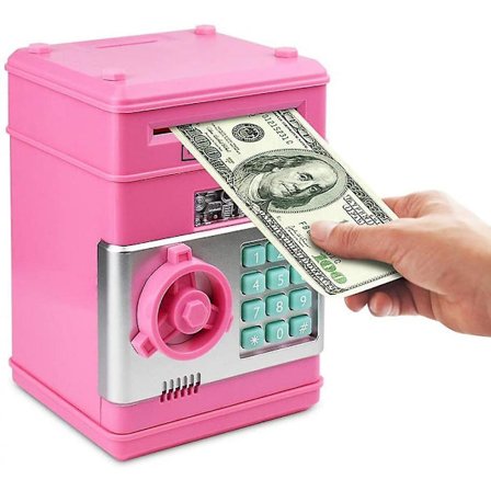 Piggy Bank, Electronic Atm Password Cash Coin Can Toy For Kids