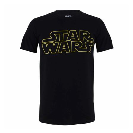 Star Wars Logo T-shirt För Män L Svart